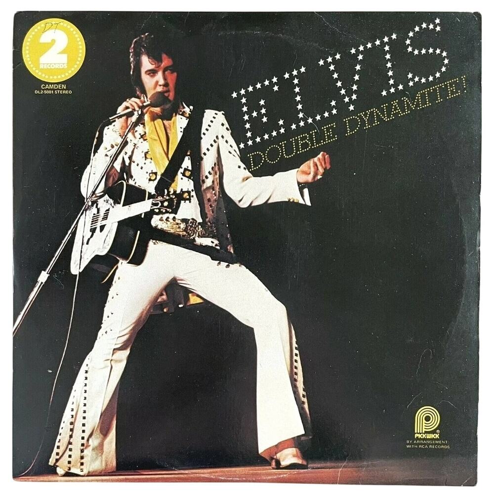 Elvis Presley Double Dynomite! (2 Pack) Vinyl Record Set